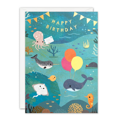 Under the Sea Birthday Card by James Ellis