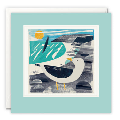 Treen Gull Art Card by Matt Johnson