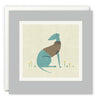 Blue Dog Art Card by Betsy Siber