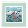 Two Robins Art Card by Holly Astle