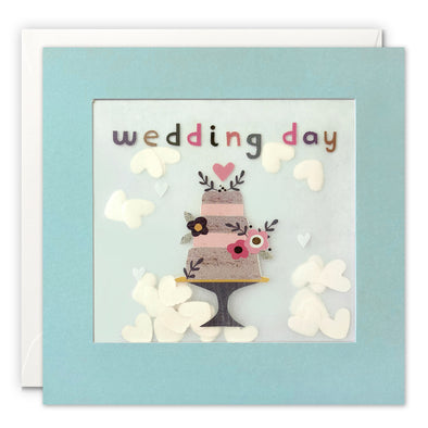 Cake Wedding Day Card with Paper Confetti - Paper Shakies by James Ellis