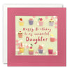 Daughter Cupcakes Birthday Card with Paper Confetti - Paper Shakies by James Ellis