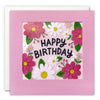 Pink and White Flowers Birthday Card with Paper Confetti - Paper Shakies by James Ellis