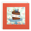 Chocolate Cake Birthday Card with Paper Confetti - Paper Shakies by James Ellis