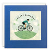 Cyclist Birthday Card with Paper Confetti - Paper Shakies by James Ellis