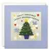 Granddaughter Tree Christmas Card with Paper Confetti - Paper Shakies by James Ellis